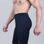 Men Printed Mid-Rise Breathable Swim Shorts